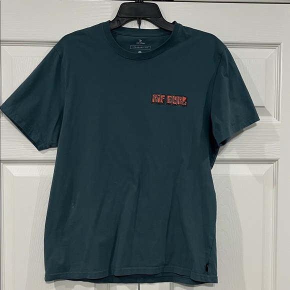 Rip Curl Dark Teal Short Sleeve Tee - Picture 1 of 4